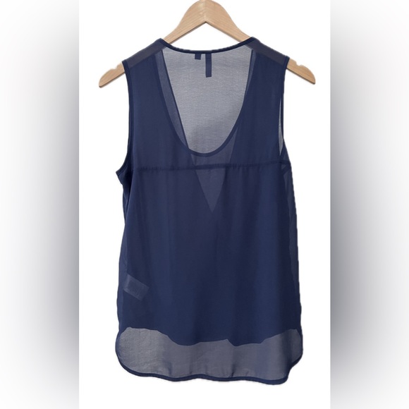 Kut from the Kloth Sheer Layered Tank Top Blouse - Picture 2 of 4